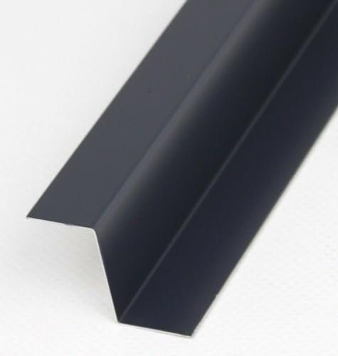 Z-Profile 1mm Aluminium einseitig Ral 7016 anthrazit (eins. Schutzfolie) 1m+1,5m+2m (1mm Z-Profil Alu Ral 7016 20/25/20 1500mm) von Schlögel GmbH