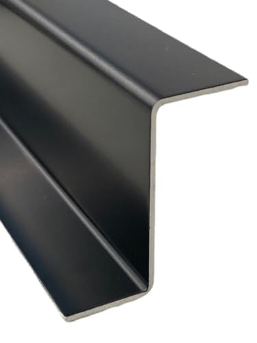 Z-Profile 1mm Aluminium einseitig Ral 9005 Schwarz (eins. Schutzfolie) 1m, 1,5m oder 2m (1mm Alu RAL 9005, Z-Profil 20/60/20x2000mm) von Schlögel GmbH
