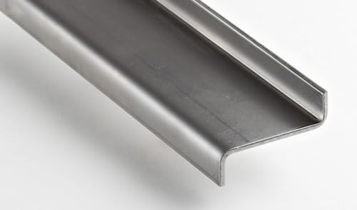 Z-Profile Stahl Roh 1mm, 1,5mm, 2mm Länge 1000mm oder 1500mm Träger Z Stahl (Z-Profil 2mm Stahl roh, 20/60/20 x 1500mm) von Schlögel GmbH