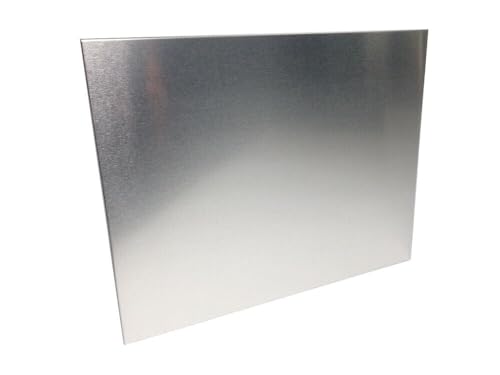 0,8mm Aluminium Zuschnitte eins. Folie 250x100mm Sonderposten von Schlögel