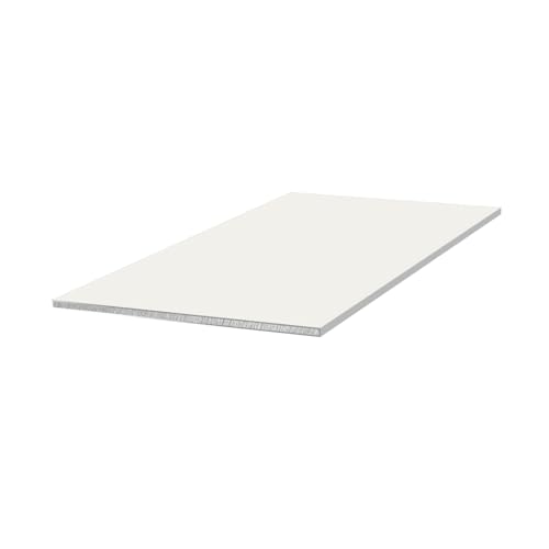 1,5mm Aluminiumblech eins. RAL9016 verkehrsweiß weiß - Länge 600mm - Breite 200mm, Stärke 1,5mm von Schlögel