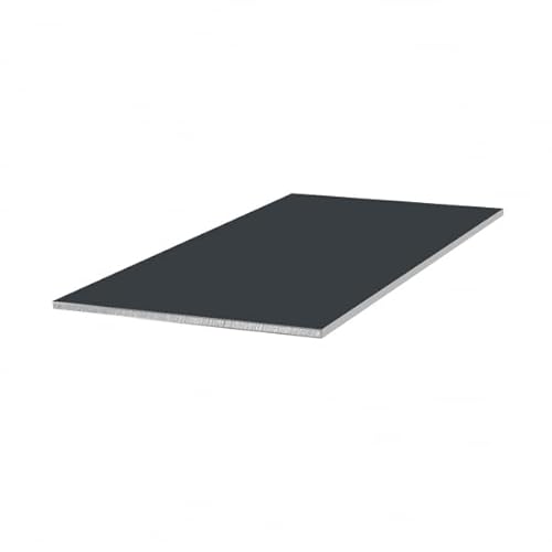 1mm Aluminiumblech eins. RAL7016 anthrazitgrau - Länge 1500mm - Breite 650mm, Stärke 1mm von Schlögel