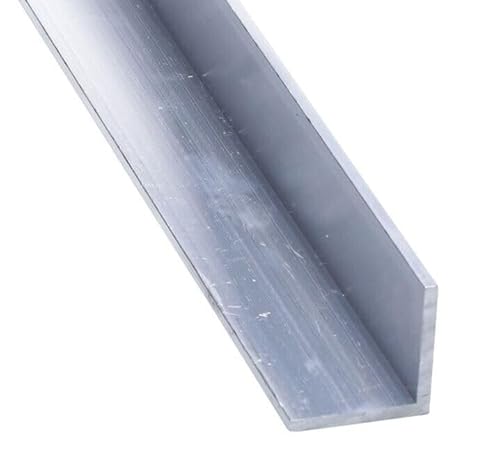 Alu Winkel Strangpresswinkel scharfkantig Blechwinkel gleichschenklig 50bis 90mm (Winkel Alu gleichschenklig scharfk., Länge 1000mm, 50x50x5 mm) von Schlögel