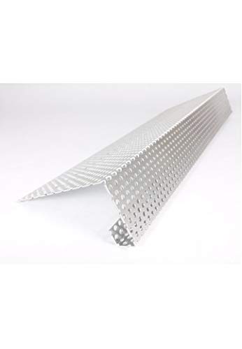 Kiesfangleisten Typ1 Aluminium Lochblech, Edelstahl, Aluminum glatt ohne Lochung (Aluminium Lochblech Rv3-5 1500mm lang A=10 B=4 C=1 D=1) von Schlögel