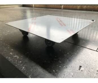 Pflanzenroller Premiumline-VAGV200 bis 200kg Deckplatte aus Edelstahl gebürstet (350x350mm) von Schlögel