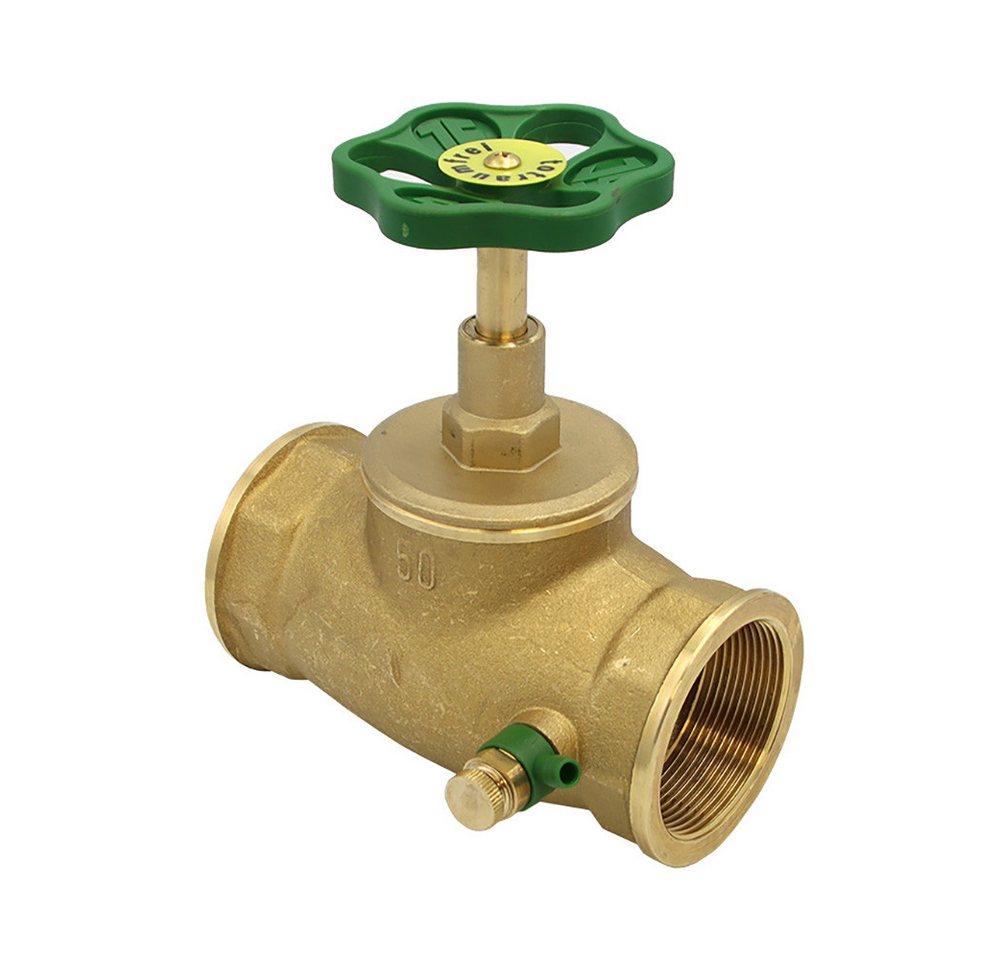 Schlösser Absperrventil Durchgangsventil Innengewinde 2 Zoll Muffenanschluss mit Entleerung Schlösser Absperrventil Durchgangsventil Innengewinde 2 Zoll Muffenanschluss mit Entleerung von Schlösser