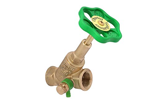 Schlösser Freistromventil/Schrägsitzventil 1" DN25 mit Entleerung von Schlösser Armaturen