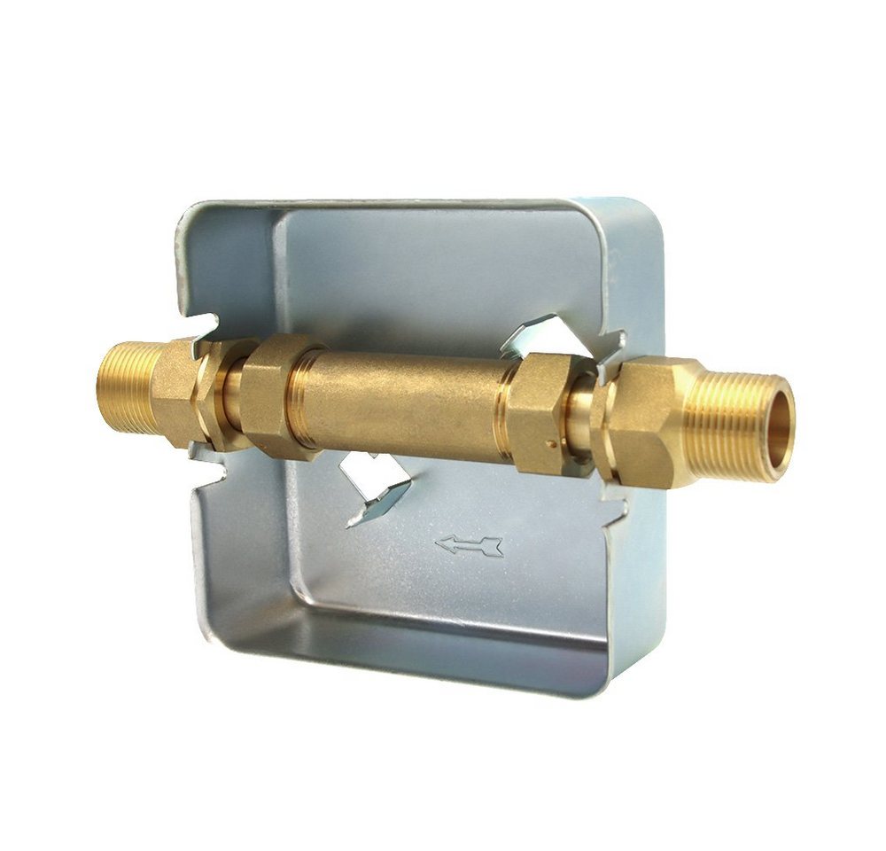 Schlösser Warmwasserzähler Wasserzähler Unterputz-Einbaukasten UPK, 3/4 AG, 18mm Lötanschluss" von Schlösser