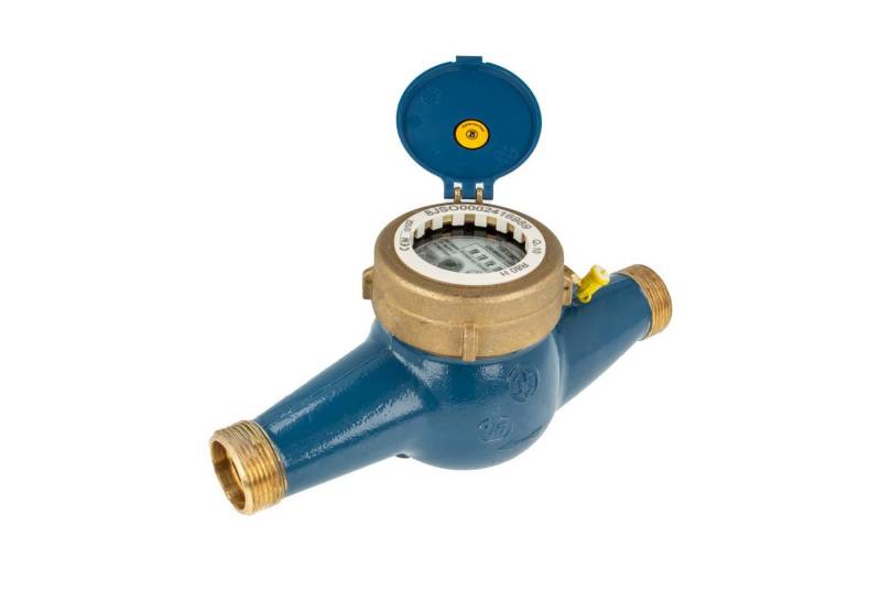 Schlösser Wasserzähler Hauswasserzähler MNR 1 Zoll DN 25 Q3=10, R80, Baulänge 260 mm von Schlösser