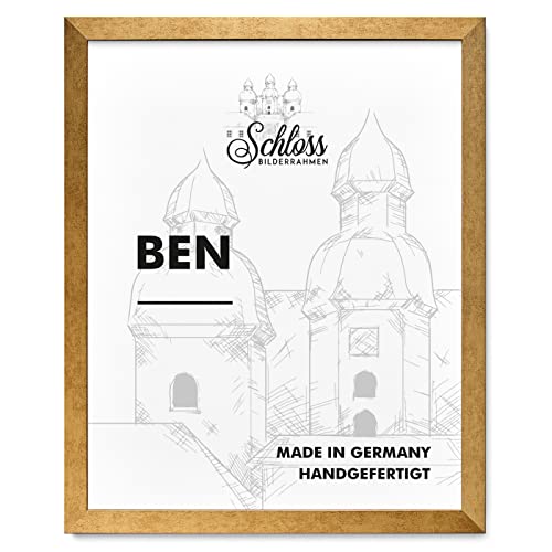 Schloss BILDERRAHMEN Ben 32x45 cm, Dekor Gold Vintage von Schloss BILDERRAHMEN