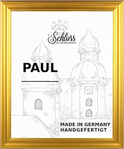 Schloss BILDERRAHMEN Paul 21x29,7 cm DIN A4, Dekor Gold von Schloss BILDERRAHMEN