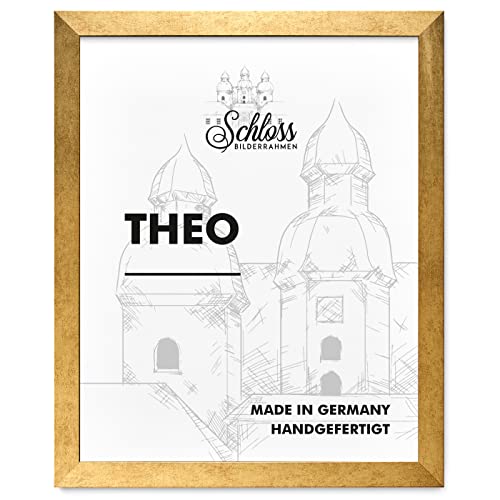 Schloss BILDERRAHMEN Theo 20x20 cm, Dekor Gold Vintage von Schloss BILDERRAHMEN