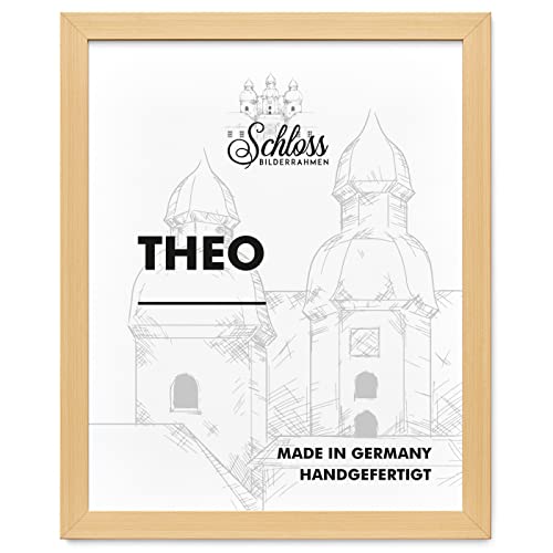 Schloss BILDERRAHMEN Theo 21x29,7 cm DIN A4, Dekor Ahorn von Schloss BILDERRAHMEN