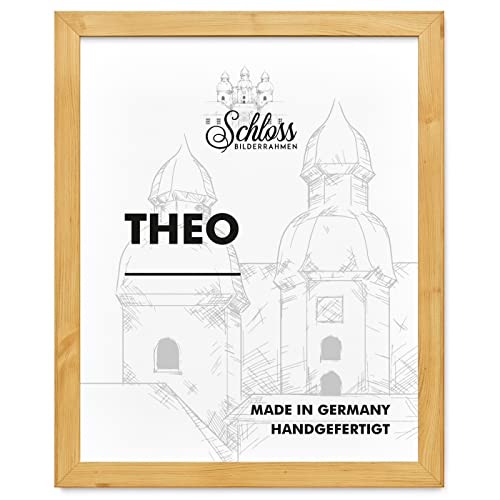 Schloss BILDERRAHMEN Theo 21x29,7 cm DIN A4, Dekor Fichte von Schloss BILDERRAHMEN