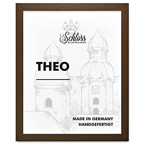 Schloss BILDERRAHMEN Theo 25x35 cm, Dekor Eiche dunkel von Schloss BILDERRAHMEN