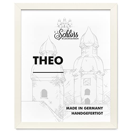 Schloss BILDERRAHMEN Theo 40x120 cm, Dekor Weiß von Schloss BILDERRAHMEN