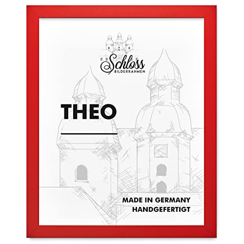 Schloss BILDERRAHMEN Theo 41x51 cm, Dekor Rot von Schloss BILDERRAHMEN