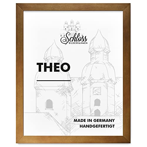 Schloss BILDERRAHMEN Theo 59,4x84 cm DIN A1, Dekor Bronze von Schloss BILDERRAHMEN