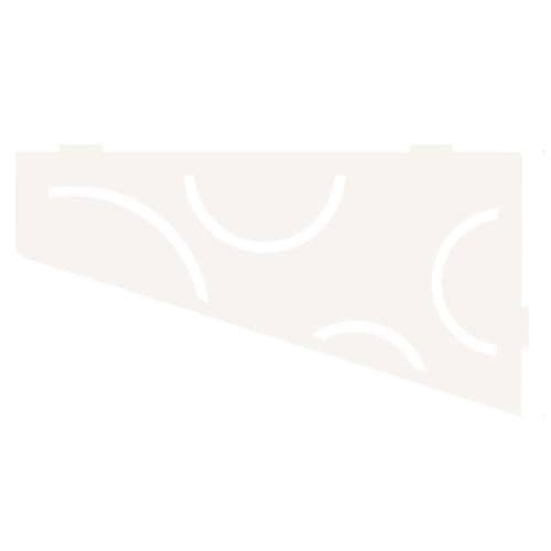 Schlüter SHELF-E-S3 Curve Brillantweiß matt von Schluter