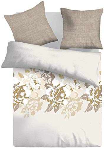 Qualitäts-Bettwäsche zum attraktiven Preis, 100% Baumwolle, versch. Modelle verfügbar (Paloma 135/200) + GRATIS Kissenbezug von Schlummerglück