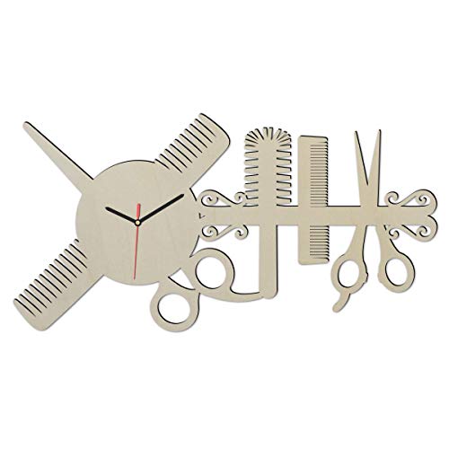 Individuelle Holz Wand-Uhr Friseur-Geschenk Schere lustige witzige Haar-Schneide Frauen-Geschenke individuell für Freund-in Friseure Friseur-Salon Haarstudio Style - Made in Hessen Individuelle Holz Wand-Uhr Friseur-Geschenk Schere lustige witzige Haar-Schneide Frauen-Geschenke individuell für Freund-in Friseure Friseur-Salon Haarstudio Style - Made in Hessen von Namofactur