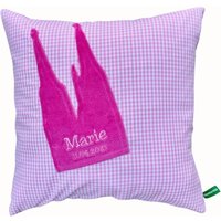 Kissen Mit Kölner Dom Motiv, Personalisiert, Geschenk Zur Taufe, Geburtsgeschenk von Schlummermaeuse