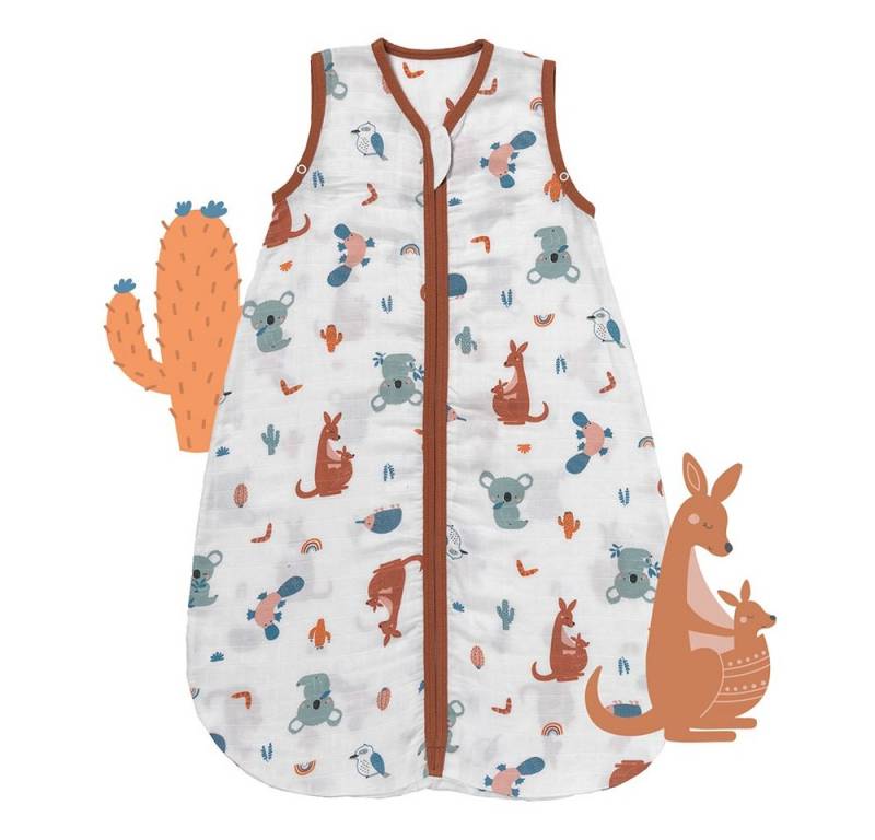 Schlummersack Kinderschlafsack Musselin Babyschlafsack, 0.5 Tog OEKO-TEX zertifiziert von Schlummersack
