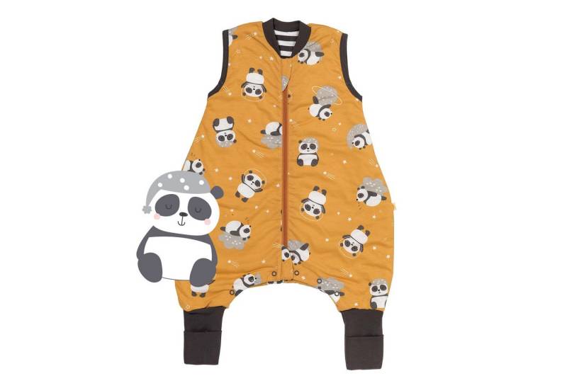 Schlummersack Kinderschlafsack Schlafsack mit Füßen und umklappbaren Bündchen, 1.0 Tog OEKO-TEX von Schlummersack