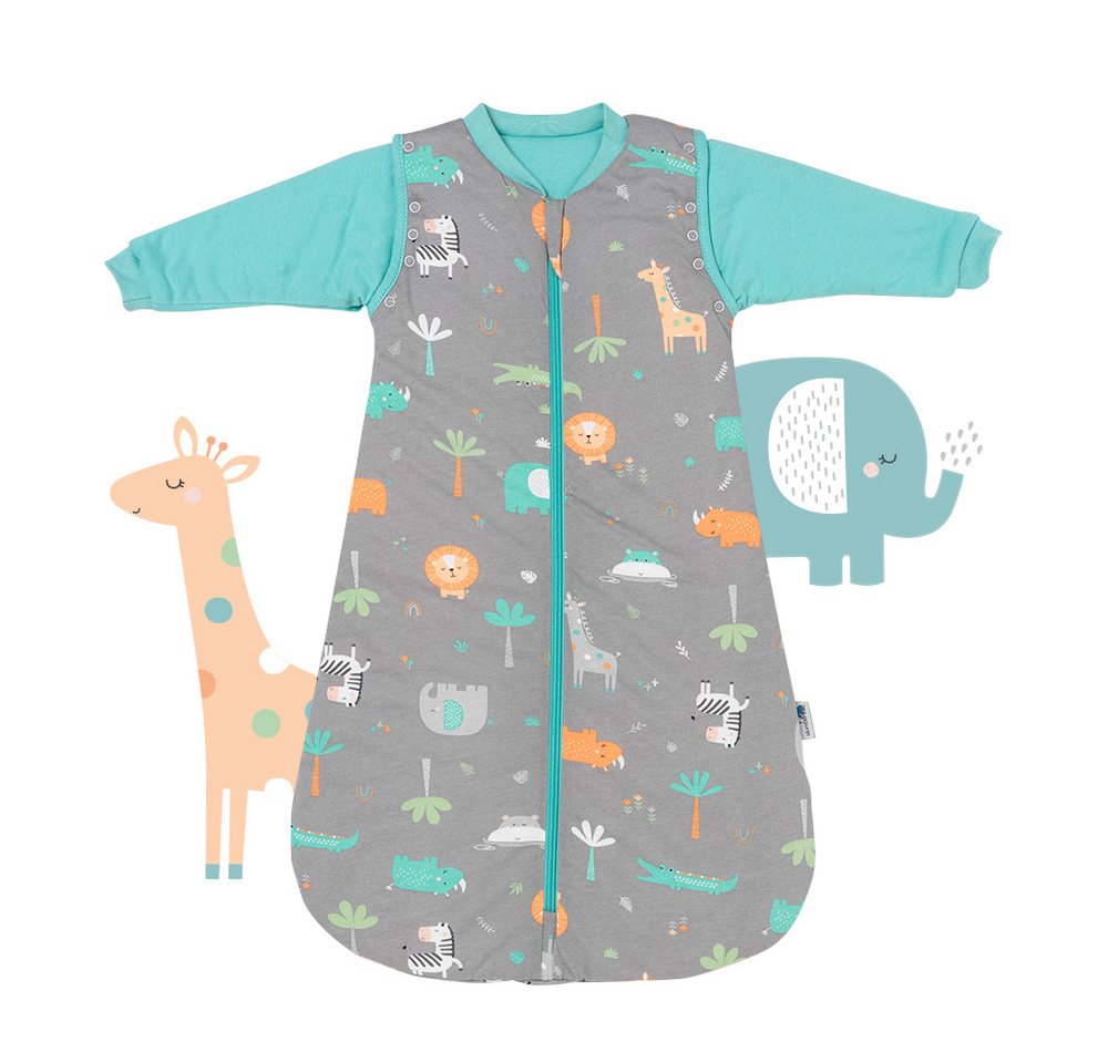 Schlummersack Kinderschlafsack Babyschlafsack, 1.0 Tog OEKO-TEX zertifiziert von Schlummersack