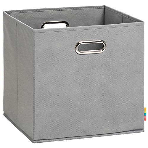 (H&S) Aufbewahrungsbox LEA - Faltbox - 33x33x33 cm - (Grau) von Schmetsdorf