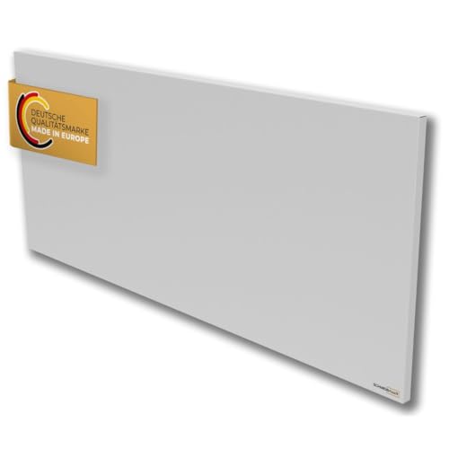 SCHMIDBAUER® Infrarotheizung Basic 1100 Watt - inkl. Montagezubehör - Wand/Deckenhalterung - Elektroheizung - Überhitzungsschutz von Schmidbauer