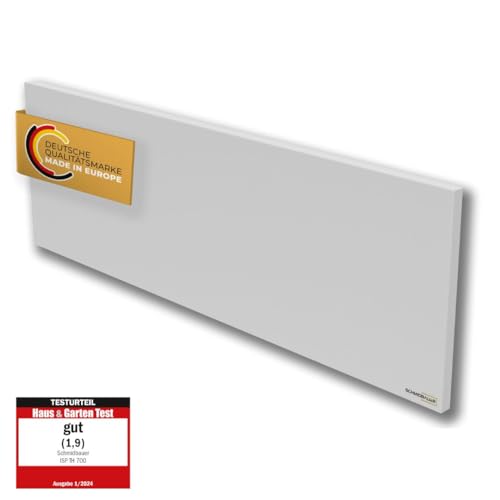SCHMIDBAUER® Infrarotheizung Concept 550 Watt - inkl. Montagezubehör - Wand/Deckenhalterung - deutsche Qualitätsmarke - Überhitzungsschutz von Schmidbauer