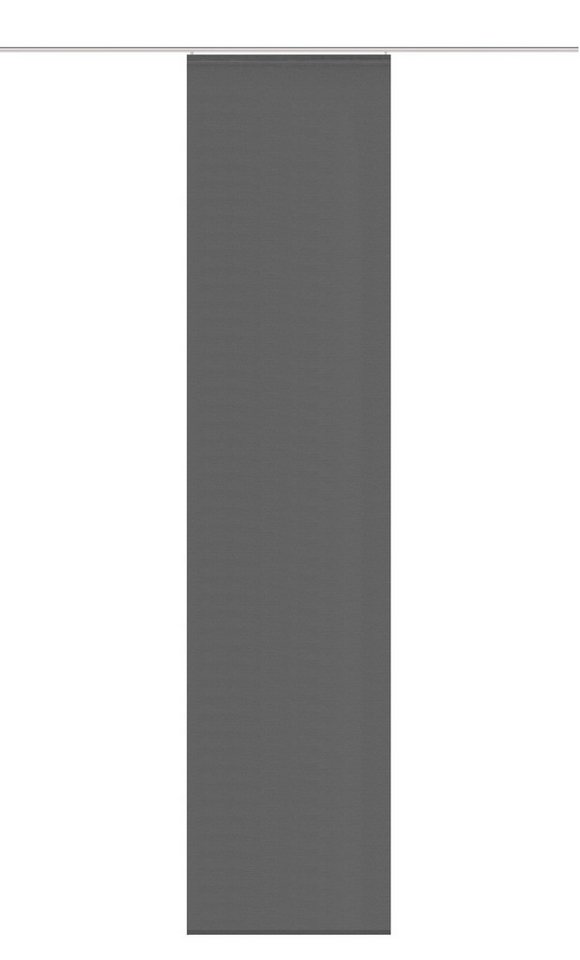 Schiebegardine Flächenvorhang BAMBUS 087103, schwarz, 245 x 60 cm, Schmidt Gard, 100% Polyester von Schmidt Gard