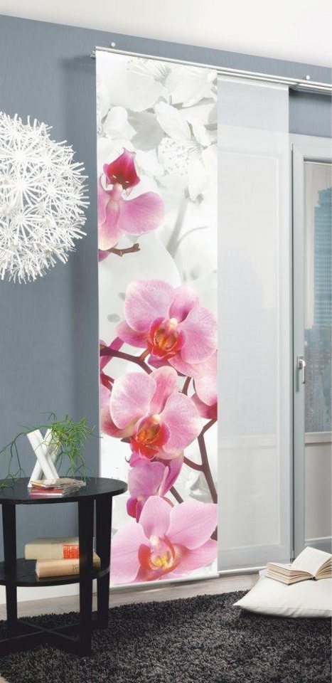 Schmidt Gard Schiebegardine Flächenvorhang BLOSSOM [87933-723], 100% Polyester von Schmidt Gard