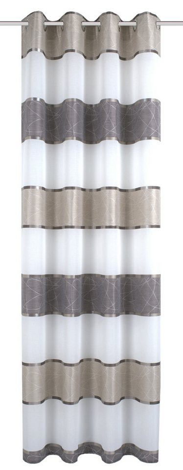 Schiebegardine Home Fashion 51777, Ösenschal WALTER, 245x140 cm (h x b), Farbe:, Schmidt Gard, 100% Polyester von Schmidt Gard