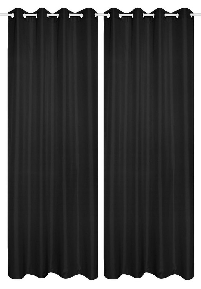 Schmidt Gard Vorhang 53350 Ösenschal doppelpack ATLANTIK, blickdicht, 235x140 cm, 100% Polyester Schmidt Gard Vorhang 53350 Ösenschal doppelpack ATLANTIK, blickdicht, 235x140 cm, 100% Polyester von Schmidt Gard