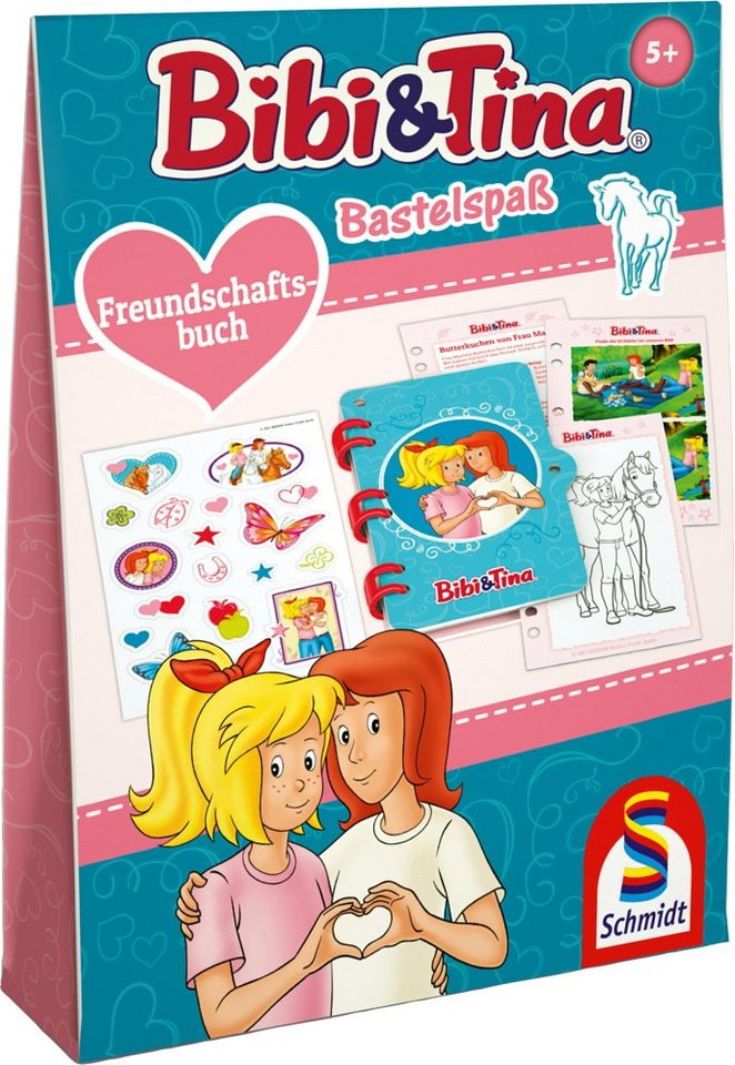 Schmidt Spiele Malblock Creation Bastelspaß Bibi & Tina Set 4 Freundschaftsbuch 46144 von Schmidt Spiele