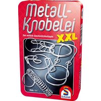 Metall Knobelei XXL Mitbringspiel in der Metalldose von Schmidt Spiele