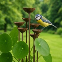 Nützliche Gartendeko Blumentopf Gartenstecker Rost Insektentränke Bienentränke Vogelbad Vogeltränke Regenfänger Wassersammler Geschenk Nützliche Gartendeko Blumentopf Gartenstecker Rost Insektentränke Bienentränke Vogelbad Vogeltränke Regenfänger Wassersammler Geschenk von SchmiedeWolf