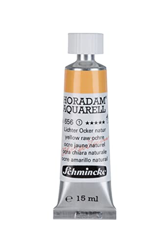 Schmincke – HORADAM® AQUARELL - feinste Künstler-Aquarellfarben, Lichter Ocker natur - 15 ml von Schmincke