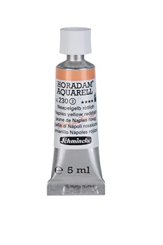 Schmincke – HORADAM® AQUARELL - feinste Künstler-Aquarellfarben, Neapelgelb rötlich - 5 ml von Schmincke