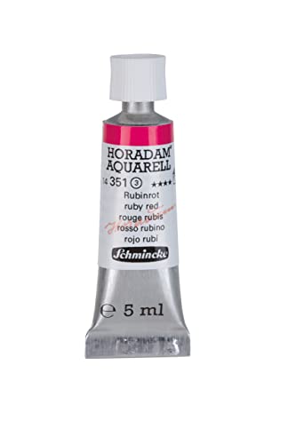 Schmincke – HORADAM® AQUARELL - feinste Künstler-Aquarellfarben, Rubinrot - 5 ml von Schmincke