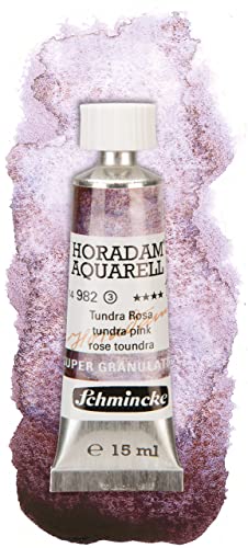 Schmincke – HORADAM® AQUARELL, Super Granulation, Tundra Rosa, 15 ml, sehr stark granulierende Farbtöne, feinste, supergranulierende Aquarellfarben von Schmincke