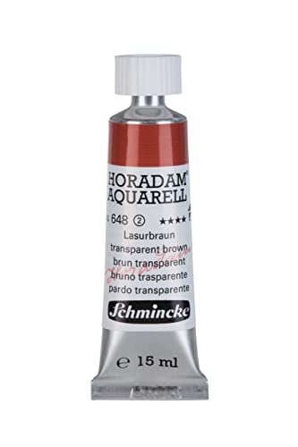 Schmincke – HORADAM® AQUARELL - feinste Künstler-Aquarellfarben, Lasurbraun - 15 ml von Schmincke