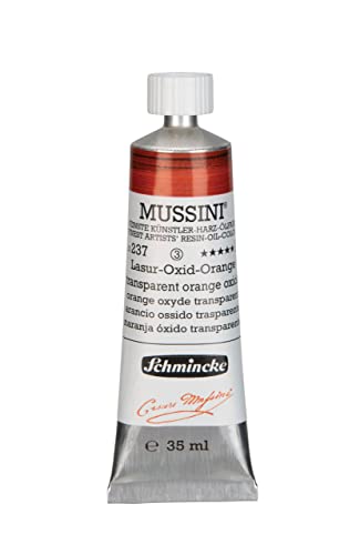 Schmincke MUSSINI® - feinste Künstler-Harz-Ölfarben, Lasur-Oxid-Orange - 35 ml von Schmincke