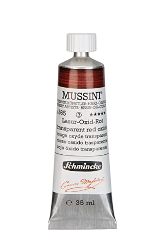 Schmincke MUSSINI® - feinste Künstler-Harz-Ölfarben, Lasur-Oxid-Rot - 35 ml von Schmincke