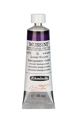 Schmincke MUSSINI® - feinste Künstler-Harz-Ölfarben, Lasur-Violett - 35 ml von Schmincke