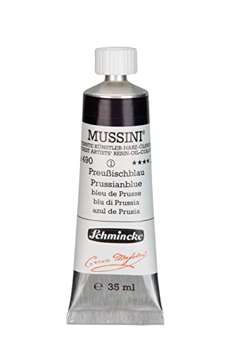 Schmincke MUSSINI® - feinste Künstler-Harz-Ölfarben, Preußisch-/Pariserblau - 35 ml von Schmincke
