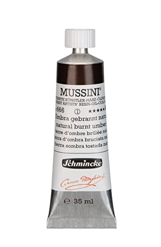 Schmincke MUSSINI® - feinste Künstler-Harz-Ölfarben, Umbra gebrannt natur - 35 ml von Schmincke