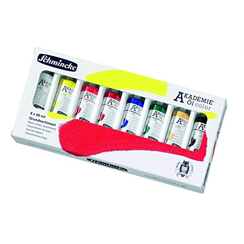 Akademie Öl-Color Grundsortiment, 8x60 ml von Schmincke